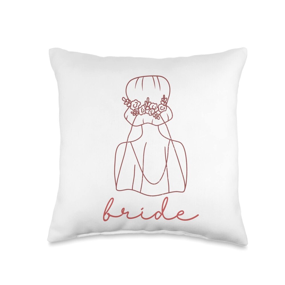 7998 Wedding Announcement Future Bridal Bride To Be Bachelorette Throw
